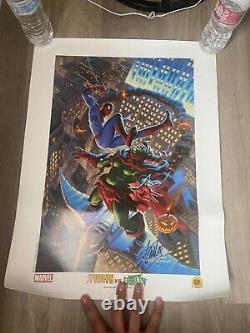 Stan Lee autographed poster