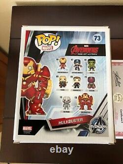 Stan Lee signed Hulkbuster Funko Pop WithCOA Marvel Collectors Corps Avengers