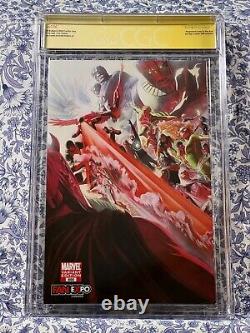 Stan Lee signed X-MEN #500 CGC 9.8 WP Alex Ross Signed Fan Expo Canada RARE VHTF