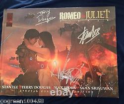 Stan Lee signed book marvel comics Romeo & Juliet War Avengers Romeo and Juliet