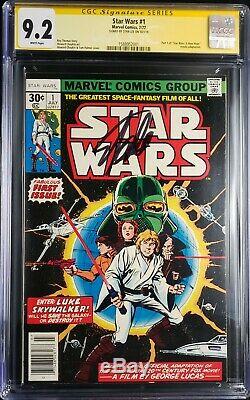 Star Wars 1 9.2 CGC SS Signed By Stan Lee