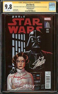 Star Wars #1 CGC 9.8 Signed Stan Lee & Amanda Conner 1st Day of Issue Release