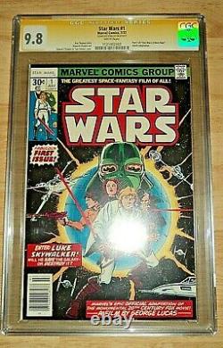 Star Wars #1 CGC SS 9.8 Signed by Stan Lee
