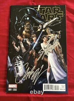 Star Wars #1 J. Scott Campbell Variant Signed by Stan Lee with COA & Campbell