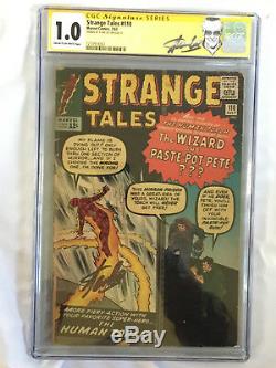 Strange Tales 110, 1st Dr. Strange, CGC Stan Lee Signed SS 1963 Marvel