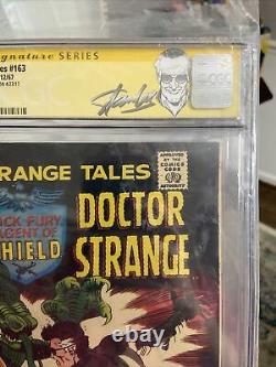Strange Tales 163 CGC 7.5 signed by Stan Lee