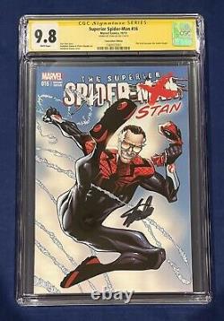 Superior Spider-Man #16 Convention Color CGC 9.8 Signed by Stan Lee on 11/4/18