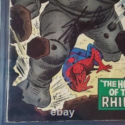 THE AMAZING SPIDERMAN #41 Signed Stan Lee! CGC 4.5 SS 1966 1st RHINO? HOT