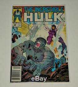 THE INCREDIBLE HULK #338 Signed STAN LEE Autographed GREY HULK ISSUE