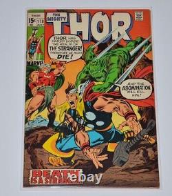 THE MIGHTY THOR #178 Signed STAN LEE Autographed INFERNO