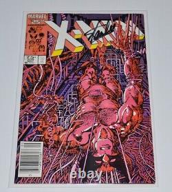 THE UNCANNY X-MEN #205 Signed STAN LEE Autographed