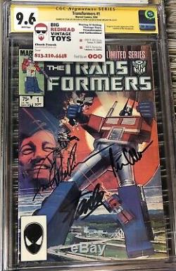 TRANSFORMERS (1984) #1 CGC SS Signed By 3 Stan Lee Peter Cullen Frank Welker 1/1