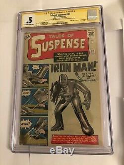 Tales Of Suspense #39 Cgc 0.5 Yellow Label Unrestored SS Stan Lee Signed