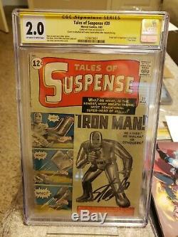 Tales Of Suspense #39 Cgc 2.0 Yellow Label SS Stan Lee Signed