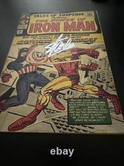 Tales Of Suspense #58,1964,1st Captain America x-over2nd Kraven Signed Stan Lee