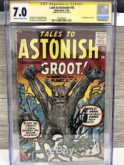 Tales To Astonish 13 Cgc 7.0 Ss Stan Lee Highest Signed EVER on CGC Census