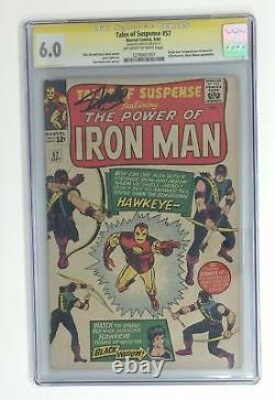 Tales of Suspense 57 6.0 CGC SS Stan Lee SIGNED? 1st Hawkeye