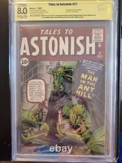 Tales to Astonish #27 CBCS 8.0 Signature Series SIGNED STAN LEE 1st Ant-Man