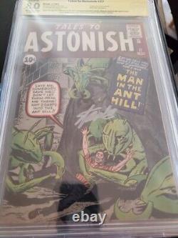 Tales to Astonish #27 CBCS 8.0 Signature Series SIGNED STAN LEE 1st Ant-Man