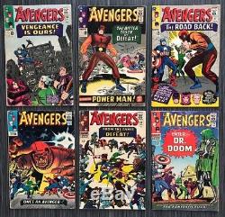 The AVENGERS lot/run 1 to 25 (with #1 signed by STAN LEE) + annual lots 1 to 5