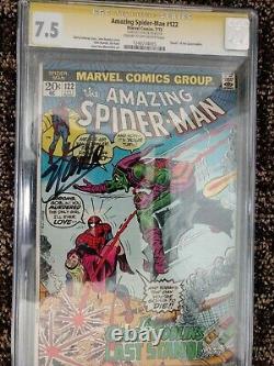 The Amazing Spider-Man #122, CGC SS 7.5 (VF-) Signed by Stan Lee CGC# 1240734005
