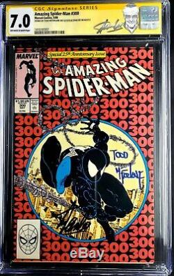 The Amazing Spider-Man #300 7.0 CGC SS Signed By Stan Lee & Todd Mcfarlane