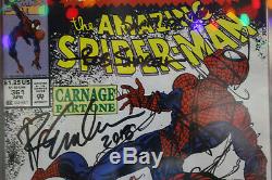 The Amazing Spider-Man #361 CGC 9.2 8x SIGNED! Stan Lee, Emberlin, Bagley, MORE