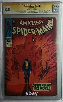 The Amazing Spider-Man #50 first appearance of king pin signed by Stan Lee