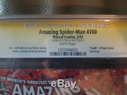 The Amazing Spider-Man #700 cgc 9.6 SS signed by Stan Lee