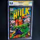 The Incredible Hulk #141 Signed By Stan Lee! Cgc Ss 9.0 1st Doc Sampson