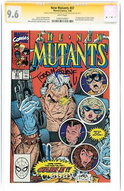 The New Mutants #87 Signed SS Rob Liefeld Todd McFarlane Marvel, 1990 CGC 9.6