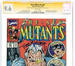The New Mutants #87 Signed SS Rob Liefeld Todd McFarlane Marvel, 1990 CGC 9.6