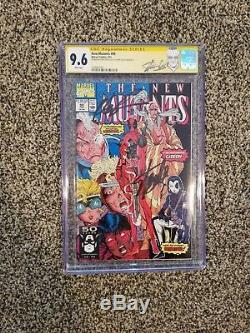 The New Mutants #98 9.6 CGC 2X signed by Stan Lee and Rob Liefeld
