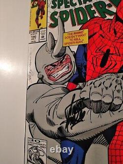 The Spectacular Spiderman #190 signed by Stan Lee