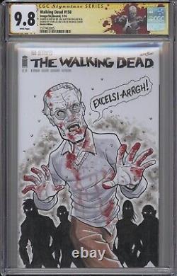The Walking Dead #1 CGC SS Stan Lee SIGNED ONE OF A KIND ZOMBIE COSPLAY CAMEO OA