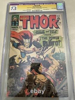 Thor #128 CGC 7.5 Restored Signed By Stan Lee! 1 Of 20 Pop