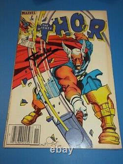 Thor #337 Bronze age 1st Beta Ray Bill Key Newsstand Signed by Stan Lee Wow