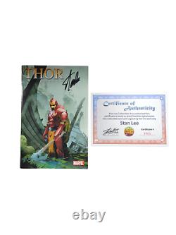 Thor #609 Esad Ribic 115 Iron Man By Design Variant Signed Stan Lee with COA