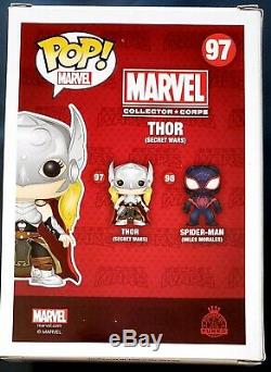 Thor Funko Pop Signed By Stan Lee COA Sticker & Certificate Of Authenticity