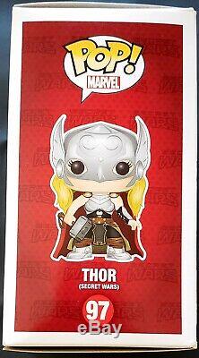 Thor Funko Pop Signed By Stan Lee COA Sticker & Certificate Of Authenticity