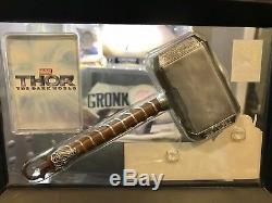 Thor Hammer with Stan Lee Autograph. Comic Con Marvel Avengers Mjolnir Signed