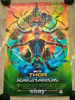 Thor Ragnarok 27x40 Cast Signed Movie Poster #44/50 (Stan Lee signed)