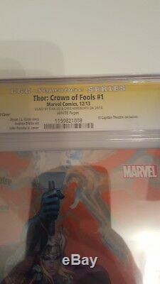 ThorCrown Of Fools 1 CGC 9.8 signed Stan Lee & Chris Hemsworth just3000 copies