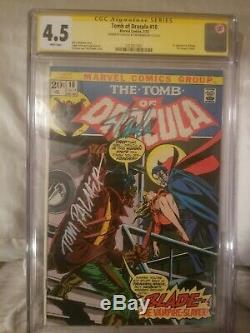 Tomb of Dracula 10 CGC Signed Stan Lee & Tom Palmer 1ST APPEARANCE BLADE movie