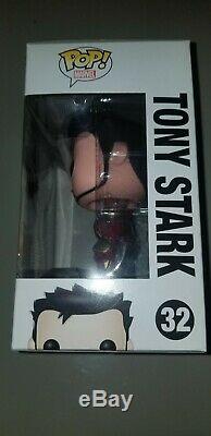 Tony Stark Funko pop 32 Signed By Stan Lee