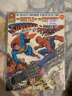 Treasury Sized Superman Vs The Amazing SpiderMan Signed By Stan Lee & Neal Adams