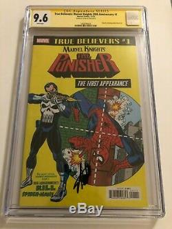 True Believers Spiderman #129 / Marvel Knights CGC 9.6 SS Signed by STAN LEE