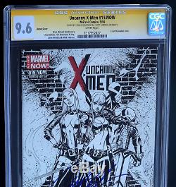 UNCANNY X-MEN #19. NOW 2X SIGNED STAN LEE & CAMPBELL Sketch Variant CGC 9.6