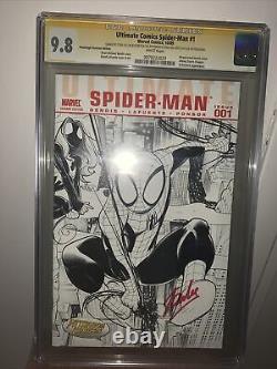 Ultimate Comics Spider-Man 1 CGC 9.8 Pittsburgh Comic Con signed By Stan Lee