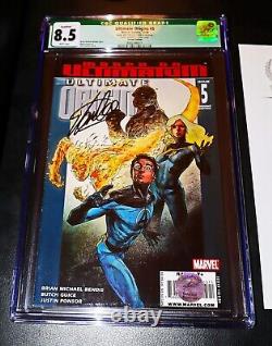 Ultimate Origins #5 CGC STAN LEE Signed Fantastic Four Beckett Comic Book